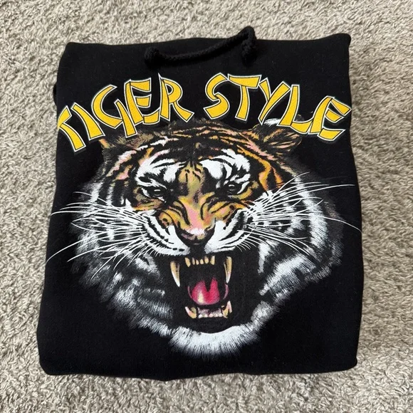 🔴Wu-Tang Hoodie Size XL Tiger Style Mitchell & Ness WuTang Clan Gza Raekwon - Picture 14 of 14